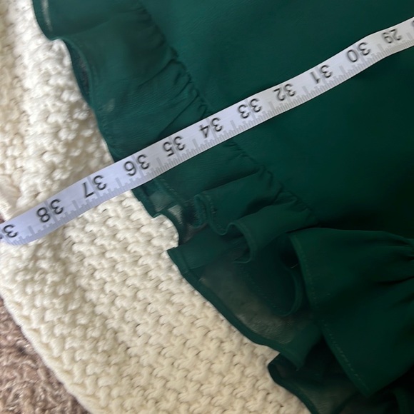 NWT Reformation Laurelei Emerald Mini Dress - Picture 13 of 13